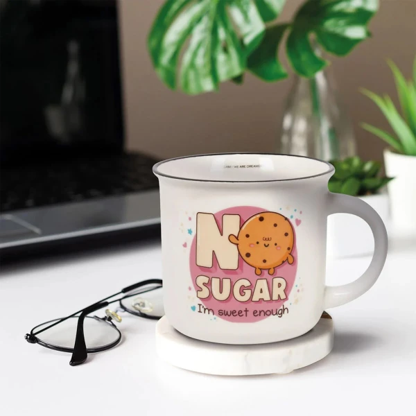 LEGAMI PORCELAIN MUG CUP-PUCCINO 350ml - NO SUGAR