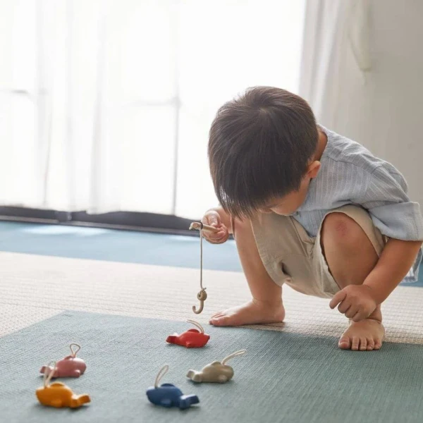 PLAN TOYS WOODEN FISHING GAME