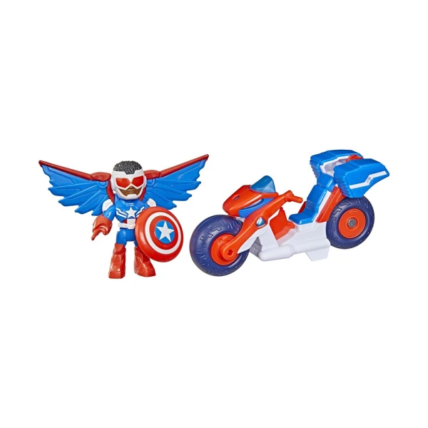 MARVEL IRON MAN AND HIS AWESOME FRIENDS CAPTAIN AMERICA SUPER BIKE