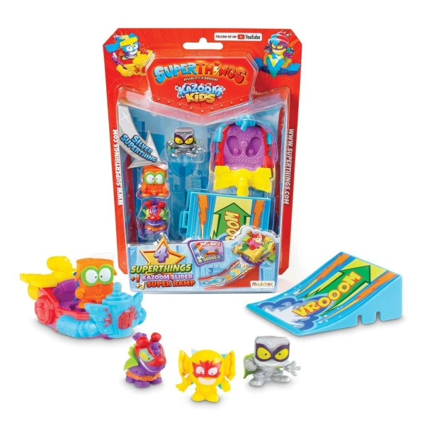 SUPERTHINGS ΜΙΚΡΟΠΛΑΣΜΑΤΑ KAZOOM KIDS BLISTER 4 ΦΙΓΟΥΡΕΣ ΜΕ ΑΞΕΣΟΥΑΡ ΓΙΑ 3+ ΧΡΟΝΩΝ