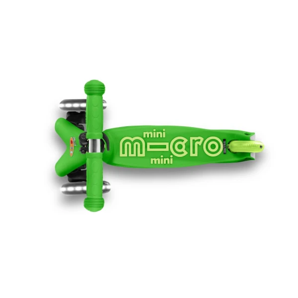 MICRO 3-WHEELS MINI MICRO DELUXE LED SCOOTER GREEN