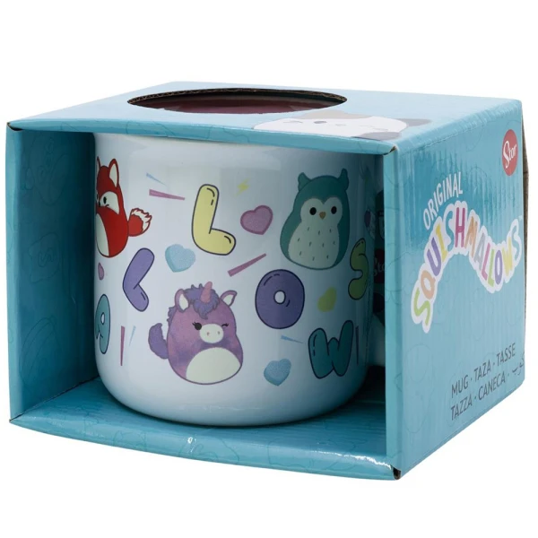 CERAMIC BREAKFAST MUG 400ml SQUISHMALLOWS 