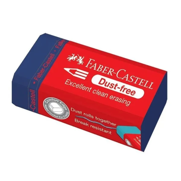FABER-CASTELL ΓΟΜΑ COLOUR DUST FREE - 3 ΧΡΩΜΑΤΑ