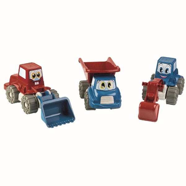 RECYCLED HAPPY TRUCKS VEHICLES - 3 DESIGNS