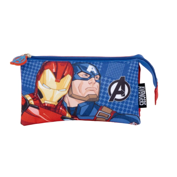 TRIPLE PENCIL CASE AVENGERS 21Χ11X3.5 cm