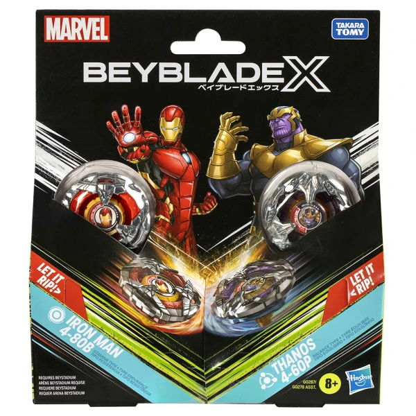 BEYBLADE X MARVEL IRON MAN vs THANOS
