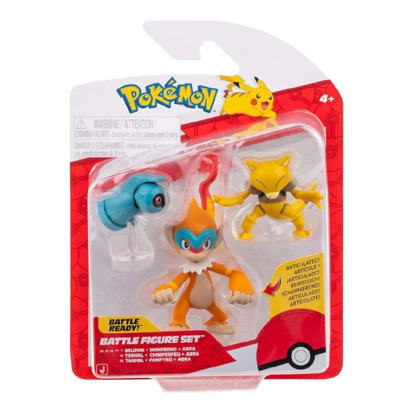 POKEMON FIGURES W25 BELDUM-ABRA-MONFERNO