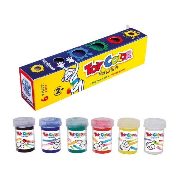 ΤΟΥ COLOR ΔΑΚΤΥΛΟΜΠΟΓΙΕΣ SUPERWASHABLE ΣΕ ΧΑΡΤΙΝΟ BLISTER 6 ΧΡΩΜΑΤΑ 25ml