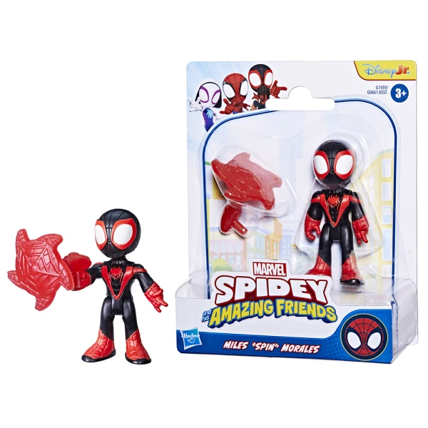 SPIDEY AND HIS AMAZING FRIENDS FIGURE 7.5 cm WITH ACCESSORY MILES MORALES