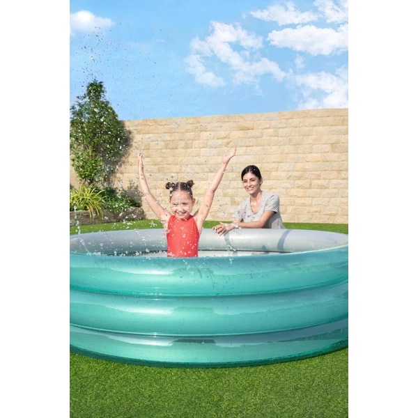 BESTWAY METALLIC 3-RING POOL 201X53 cm