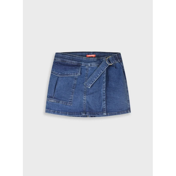 ENERGIERS SKIRT GIRL DARK BLUE DENIM