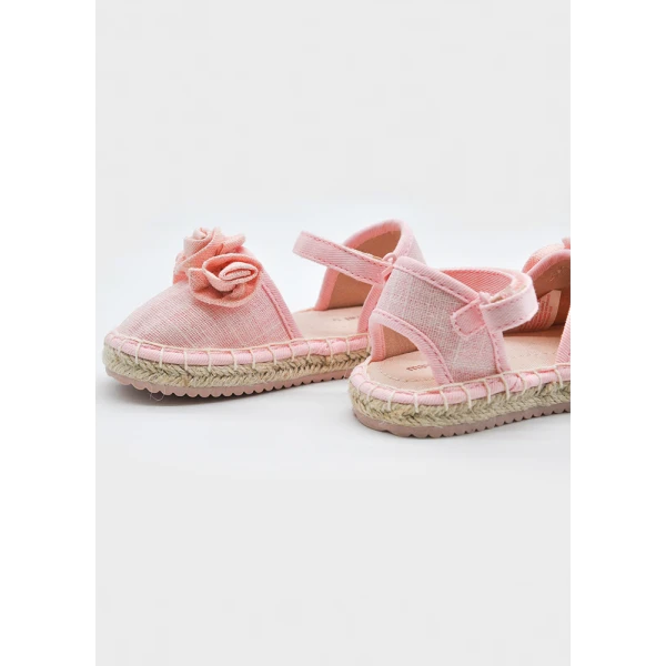 MAYORAL ESPADRILLES JUTE FLOWERS PINK  