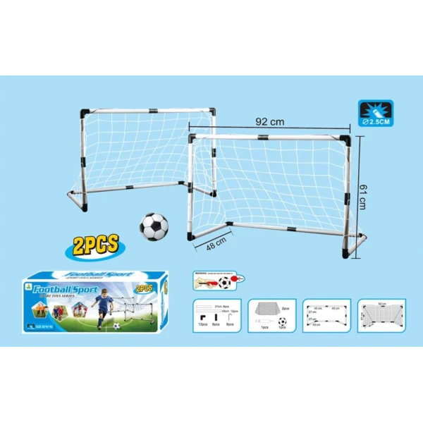 FOOTBALL SET WITH 2 POSTS