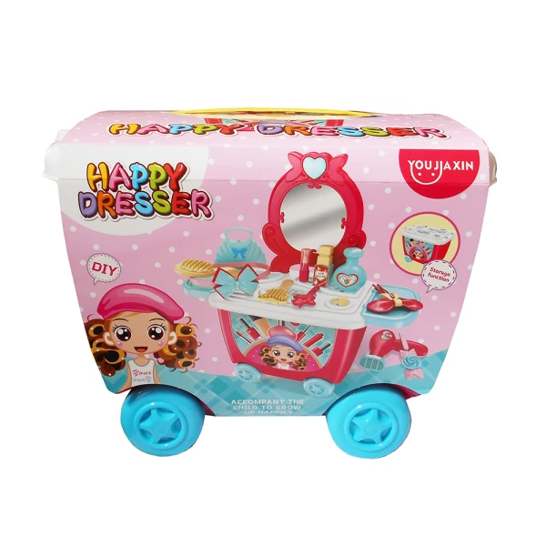 BEAUTY SET STROLLER WITH WHEELS
