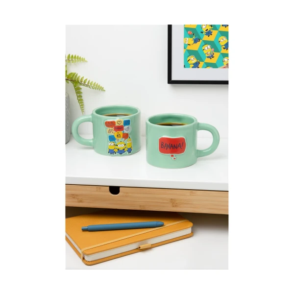 PALADONE 400ml EMBOSSED MUG MINIONS