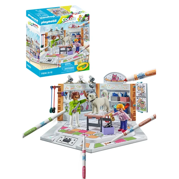 PLAYMOBIL COLOR DOGS SALON