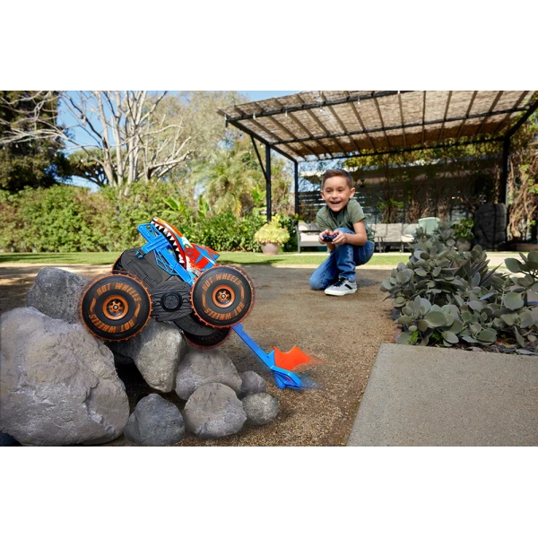 HOT WHEELS MONSTER TRUCKS ΤΗΛΕΚΑΤΕΥΘΥΝΟΜΕΝΟ ΟΧΗΜΑ 1:15 TIGER SHARK CLIMBER