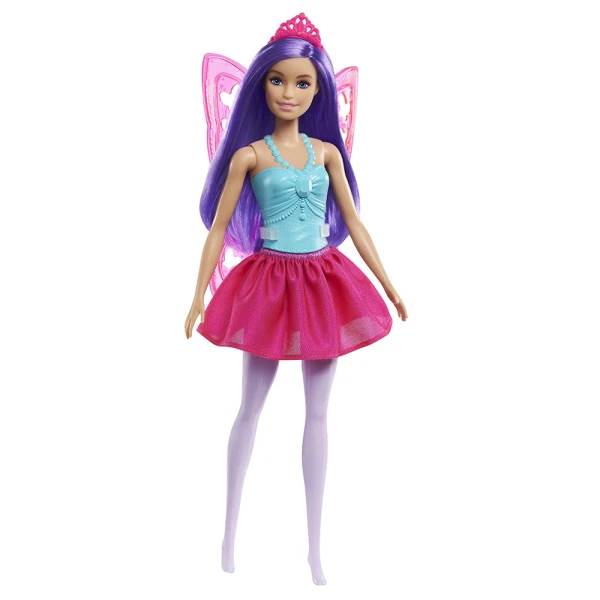 ΚΟΥΚΛΑ BARBIE ΝΕΡΑΪΔΑ ΜΠΑΛΑΡΙΝΑ ΜΩΒ ΜΑΛΛΙΑ