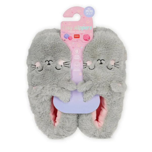 LEGAMI COSY SLIPPERS MEDIUM No 39-41 - KITTY