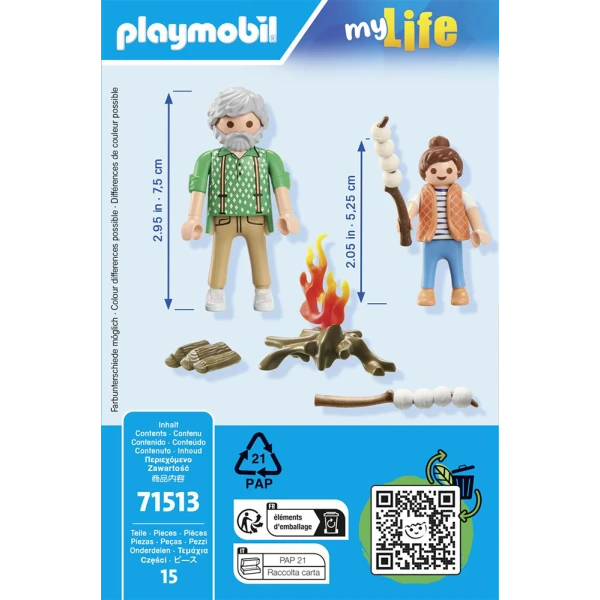 PLAYMOBIL CITY LIFE CAMPFIRE WITH MARSHMALLOWS