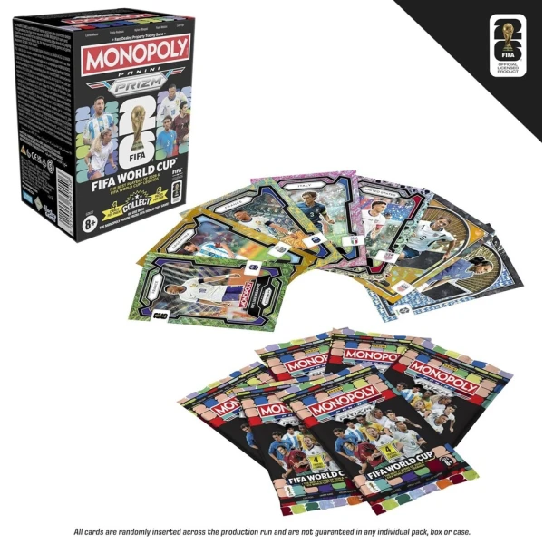 BOARD GAME MONOPOLY PANINI PRIZM - FIFA LEGENDS BOOSTER PACK