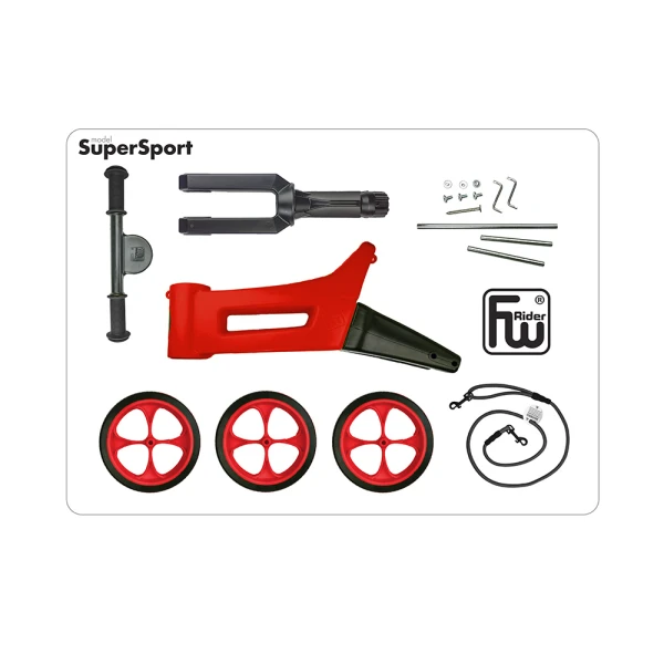 FW RIDER SUPERSPORT ΠΟΔΗΛΑΤΟ ΙΣΟΡΡΟΠΙΑΣ 2 ΣΕ 1 CHILLI RED