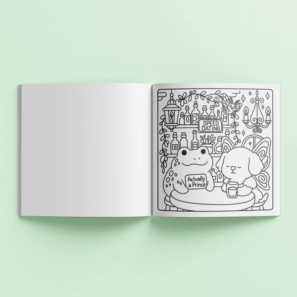 ART MAKER COSY COLOURING BOOK MAGIC MISCHIEF