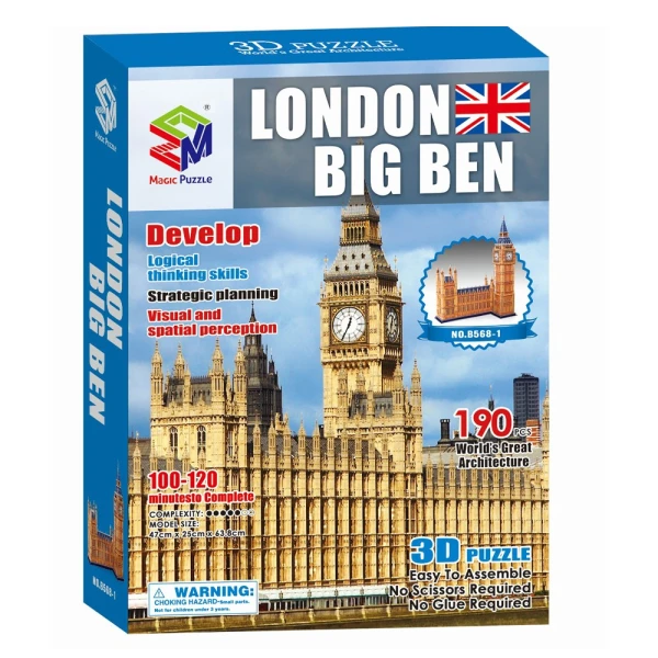 BIG BEN LONDON 3D PUZZLE 190 pcs.