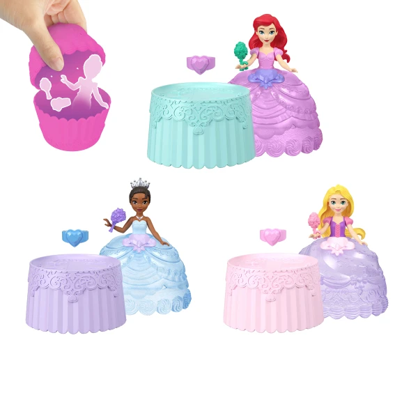 DISNEY PRINCESS ΜΙΝΙ ΚΟΥΚΛΕΣ ΝΕΟ CUPCAKE ΕΚΠΛΗΞΗ