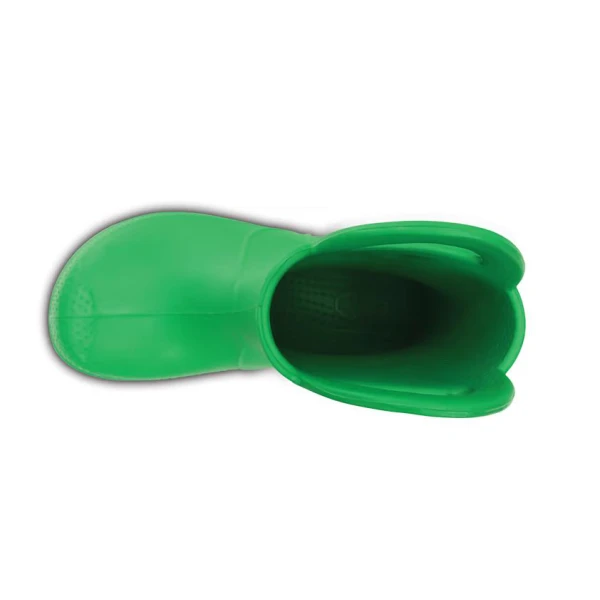 CROCS HANDLE IT RAIN BOOTS KIDS GRASS GREEN