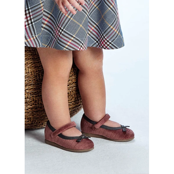 MAYORAL TOGGLE SHOES VELVET PINK