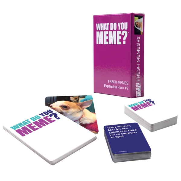 AS GAMES ΕΠΕΚΤΑΣΗ ΕΠΙΤΡΑΠΕΖΙΟΥ ΠΑΙΧΝΙΔΙΟΥ WHAT DO YOU MEME? FRESH MEMES 2 ΓΙΑ 18+ ΧΡΟΝΩΝ
