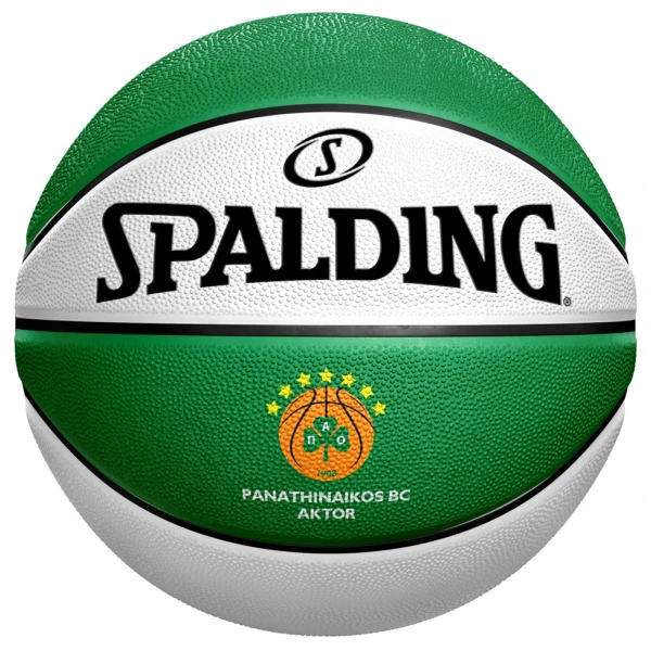 SPALDING ΜΠΑΛΑ ΜΠΑΣΚΕΤ EUROLEAGUE TEAM PANATHINAIKOS SIZE 7