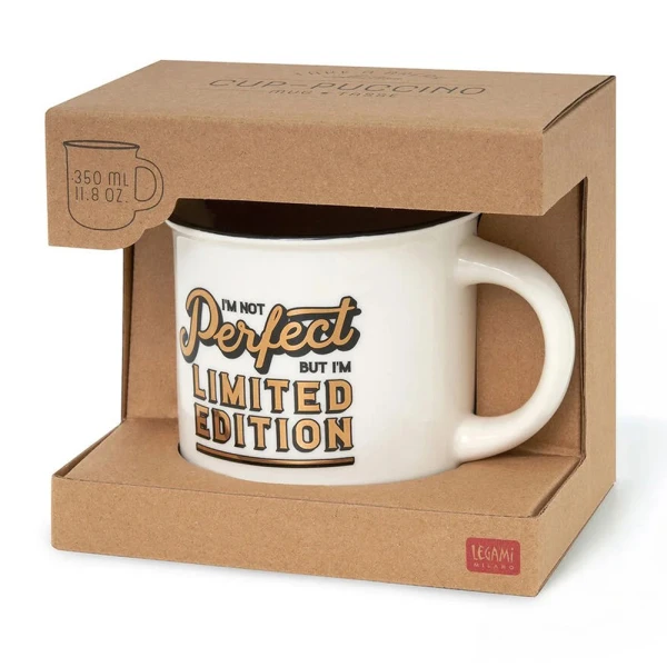 LEGAMI PORCELAIN MUG CUP-PUCCINO 350ml TAKE A BREAK - LIMITED EDITION