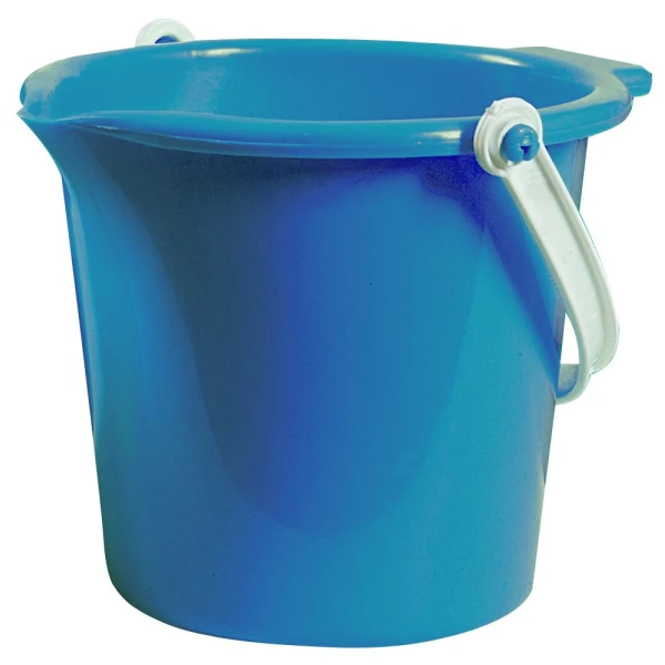 BEACH BUCKET, MONOCHROME, 18 cm. WITH SPOUT - 4 COLORS