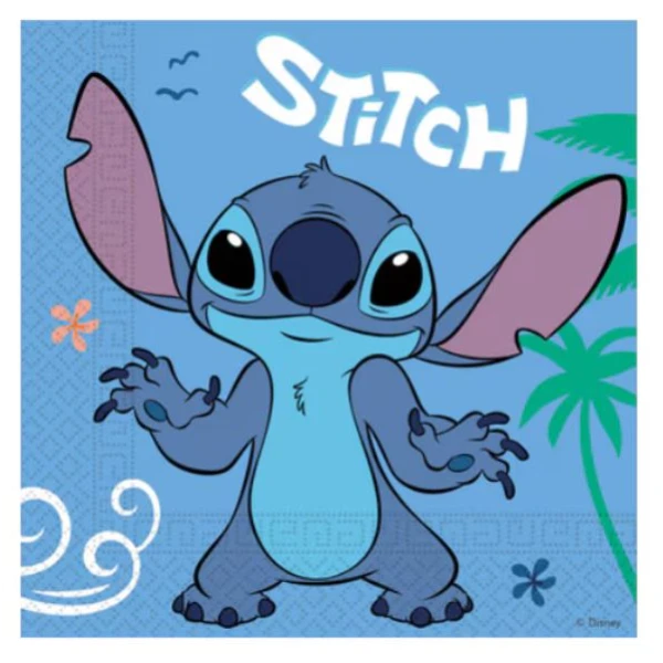 FSC 2PLY NAPKINS 33X33 cm 20 pcs STITCH
