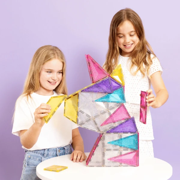 CONNETIX MAGNETIC TILES GLITTER UNICORN PACK 56 pcs