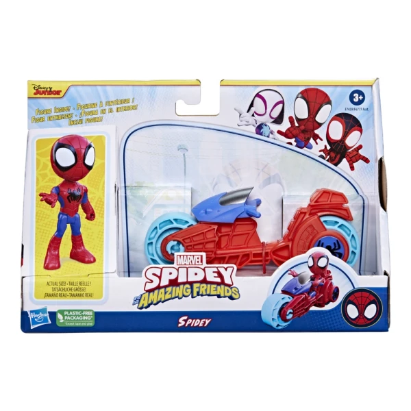 SPIDEY AND HIS AMAZING FRIENDS SPIDEY ΜΕ ΜΟΤΟΣΥΚΛΕΤΑ