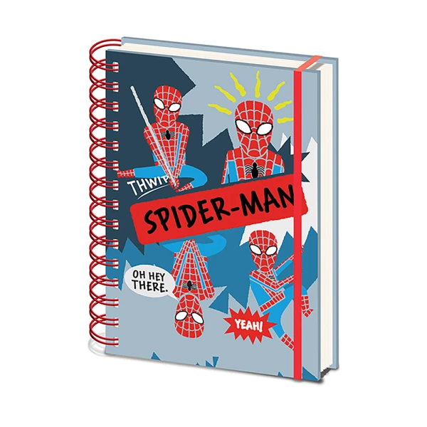 SPIRAL A5 NOTEBOOK SPIDERMAN
