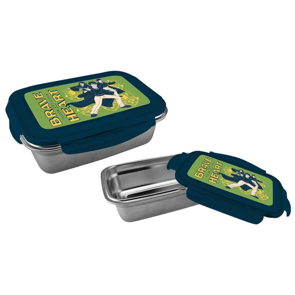 STAINLESS STEEL FOOD CONTAINER 800ml GREEN HARRY POTTER