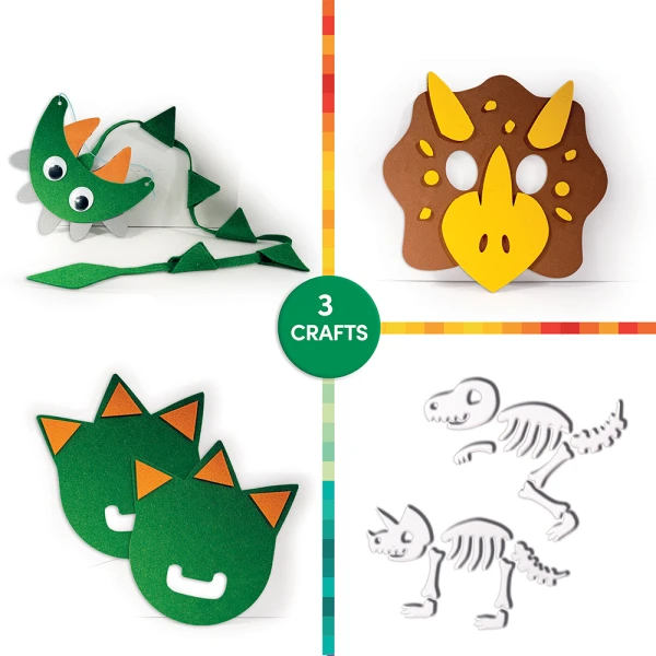 AS CRAFT ΔΕΙΝΟΣΑΥΡΟΙ ΠΑΙΧΝΙΔΙ ΜΕ 3 ΧΕΙΡΟΤΕΧΝΙΕΣ DIY ΓΙΑ 3+ ΧΡΟΝΩΝ