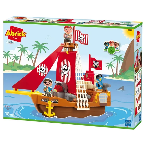ECOIFFIER A BRICK PIRATE SHIP