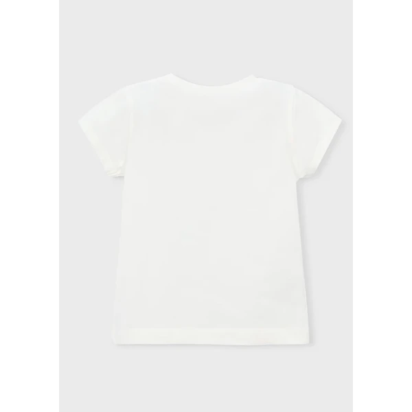 MAYORAL BLOUSE SHORT SLEEVES BASIC ECRU 