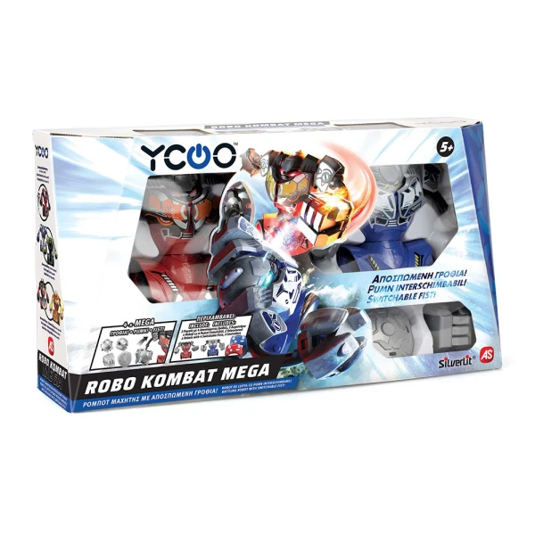 SILVERLIT YCOO ROBO KOMBAT MEGA FIST ΤΗΛΕΚΑΤΕΥΘΥΝΟΜΕΝΑ ΡΟΜΠΟΤ ΜΑΧΗΤΕΣ ΓΙΑ 5+ ΧΡΟΝΩΝ