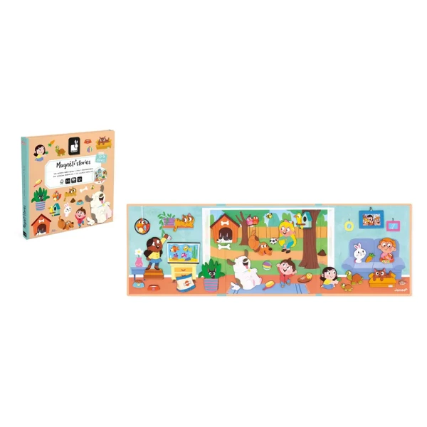 JANOD MAGNETIC BOOK PETS STORIES FOR 3+