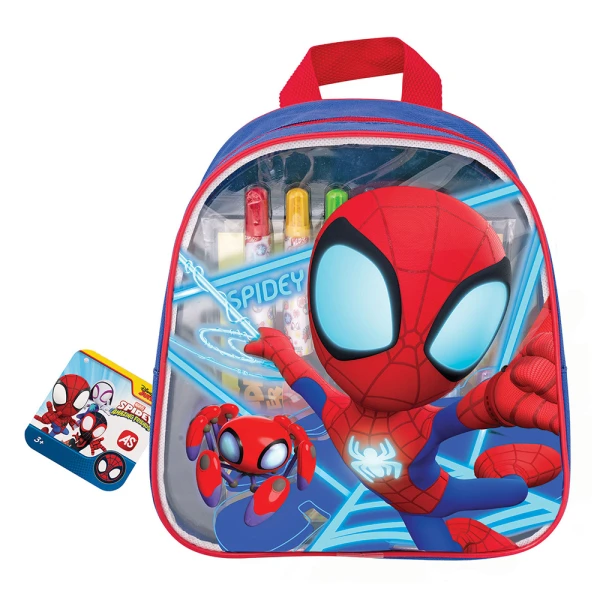 DRAWING SET IN BACKPACK MARVEL SPIDEY AND HIS AMAZING FRIENDS FOR AGES 3+