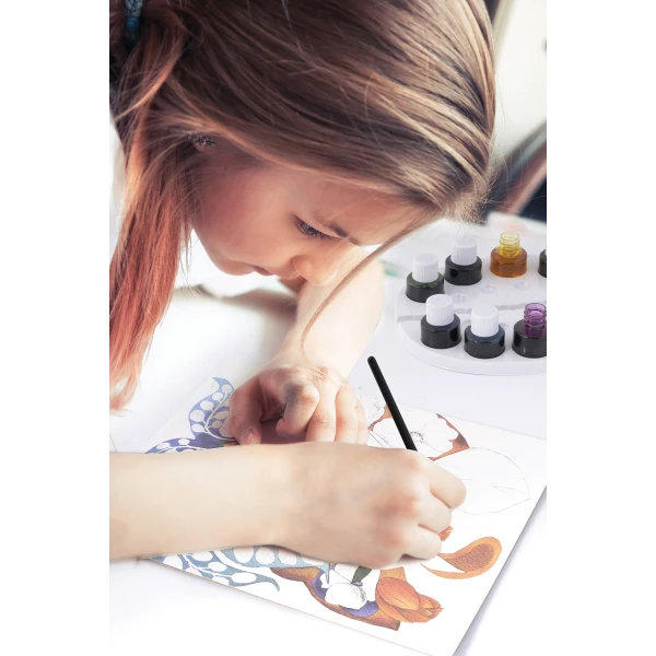 AS ART WATERCOLORS FLOWERS FOR AGES 8+