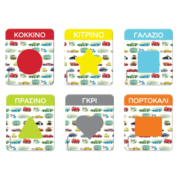 AS DOUGH LEARNING SHAPES AND COLORS SET 8 POTS WITH 3D CAPS 224GR FOR AGES 3+