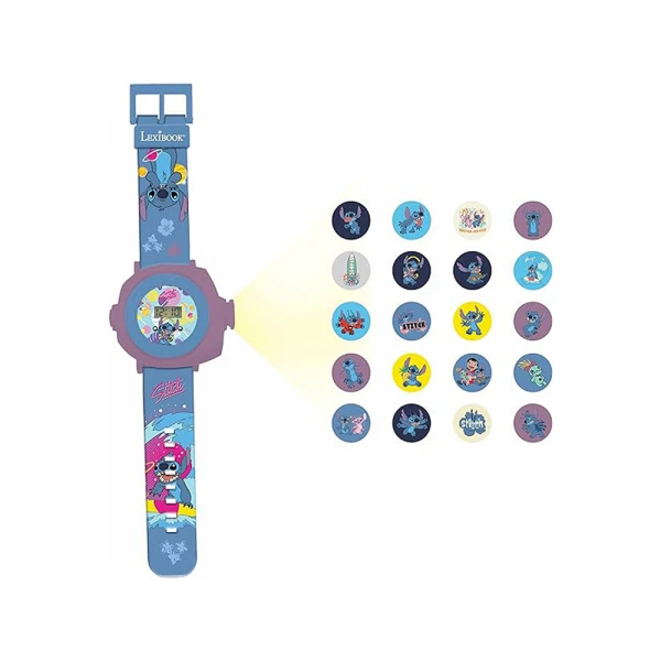 LEXIBOOK DISNEY STITCH ΨΗΦΙΑΚΟ ΡΟΛΟΪ ΠΡΟΤΖΕΚΤΟΡΑΣ ΜΕ 20 ΕΙΚΟΝΕΣ ΓΙΑ ΠΡΟΒΟΛΗ