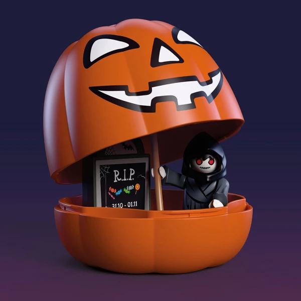 PLAYMOBIL HALLOWEEN GRIM REAPER WITH SCYTHE